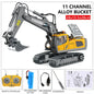 RC Excavator Dumper Car 2.4G Remote Control Engineering Vehicle Crawler Truck Bulldozer Toys for Boys Kids Christmas Gifts-EXPROTAS