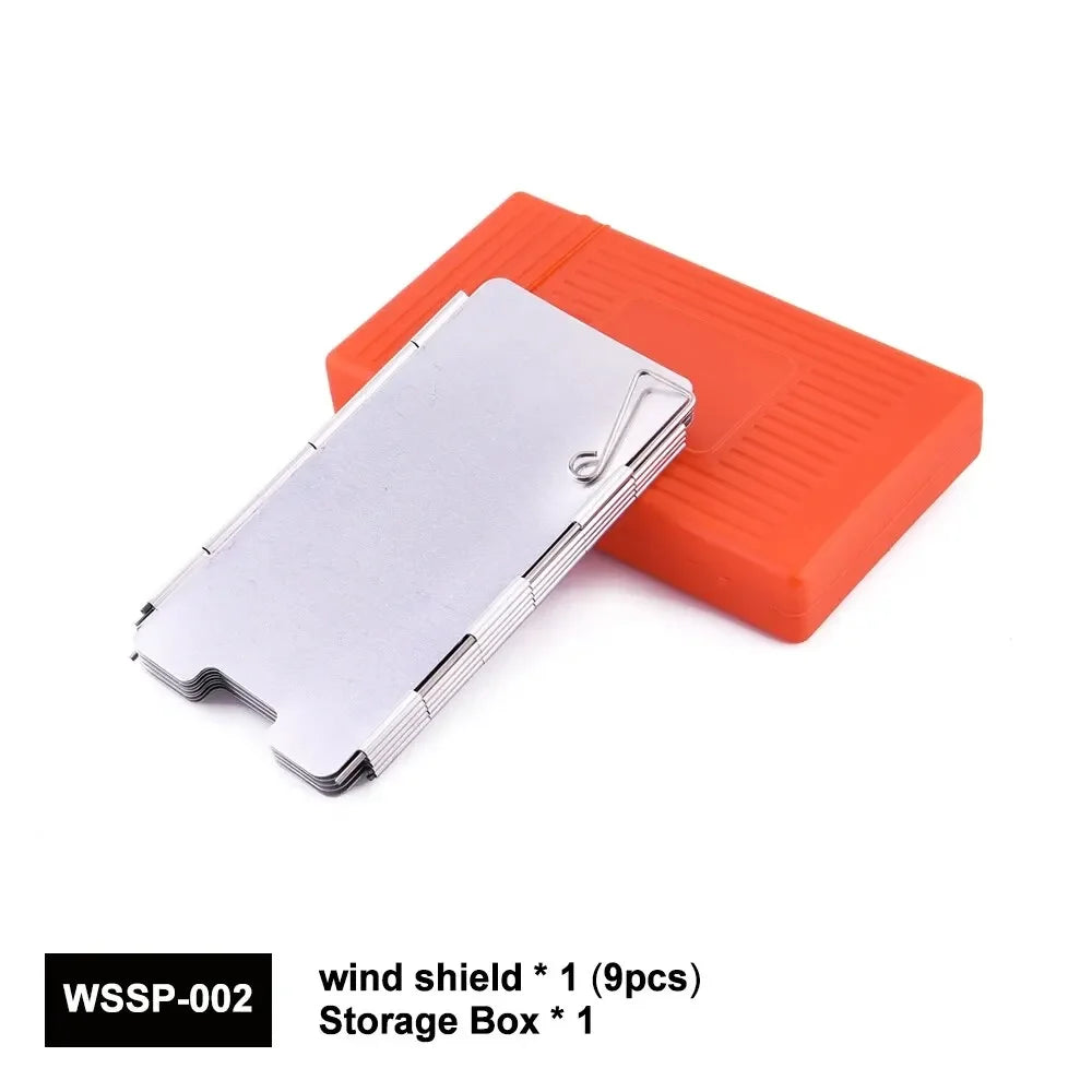 Camping Stove Wind Shield Foldable Gas Burner Outdoor Cooking Screen