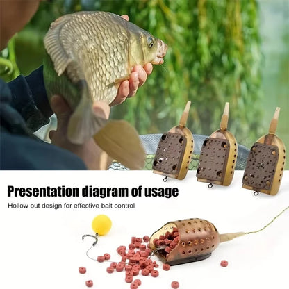 Boat Shape Carp Fishing Pellet Feeder 30/40/50g Maggot Bait Coarse Tackle