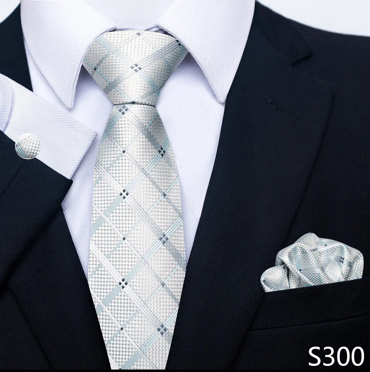 EXPROTAS Tie Pocket Square 8cm Wedding Formal Men’s Accessories