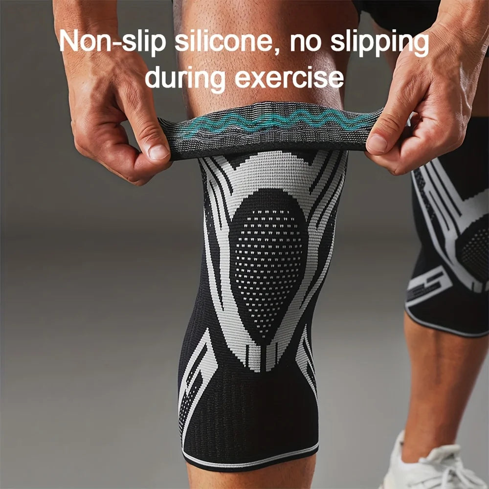 1Pcs Knee Pads Compression Support Sleeve Gym Sports Running Brace