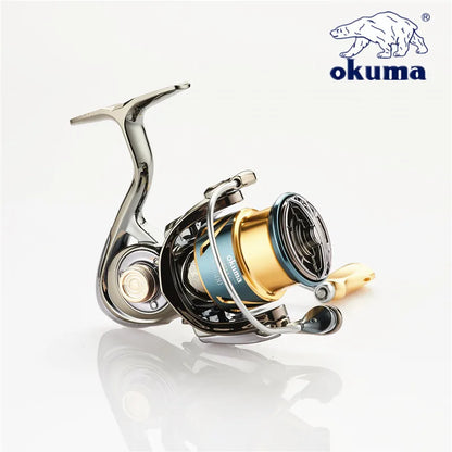 Okuma Fishing Reel 12+1BB Max Drag 15KG Spinning Reel 1000-5000 Size