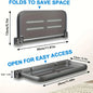 Aluminum Foldable Shelves RV Wall Storage Space Saving Camper Rack
