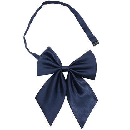 Women Butterfly Bow Ties Solid Silk Necktie Formal Accessory for Events
