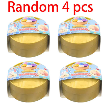 Blind Box Dumpling Squishy Toy Stress Relief 6pcs Colorful Mystery