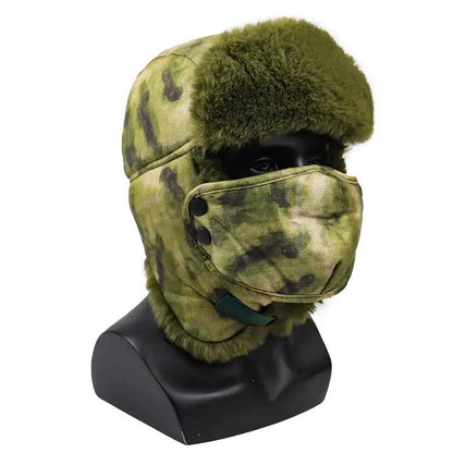 Outdoor Cycling Winter Hat for Men Women Thick Warm Windproof Snow Cap
