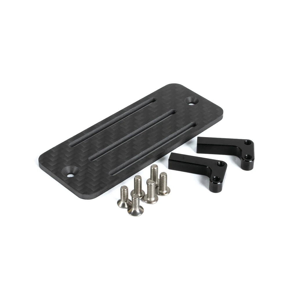 Carbon Fibre LCG Chassis Kit Rails V2 Skid 1/10 RC Crawler SCX10 III