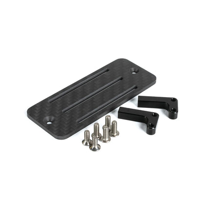 Carbon Fibre LCG Chassis Kit Rails V2 Skid 1/10 RC Crawler SCX10 III