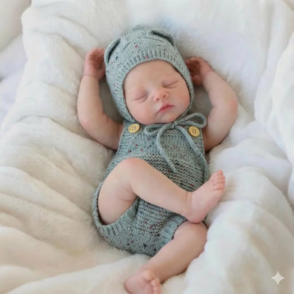 33cm Irys Silicone Reborn Baby Girl Doll Waterproof Open Mouth Painted Skin