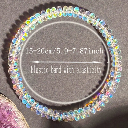 Menopause Natural Ethiopian Opal Bracelet Elastic Stretch Jewelry Balance