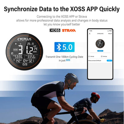 CYCPLUS M2 Wireless GPS Bicycle Computer ANT+ Bluetooth Cycling Road Bike MTB Waterproof Speed Meter Cadence Power Accessories-EXPROTAS