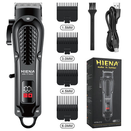 Professional Hair Clippers Cordless Trimmer for Men Beard Shaver Machine