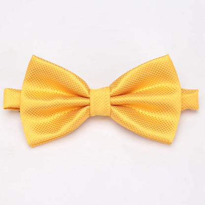 Bow Tie Solid Color Adjustable Wedding Party Ties for Men Women
