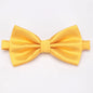 Bow Tie Solid Color Adjustable Wedding Party Ties for Men Women