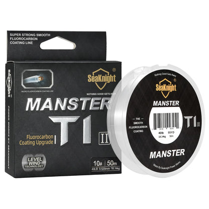 Fishing Line 100M Fluorocarbon Coating SeaKnight Manster 3-100LB