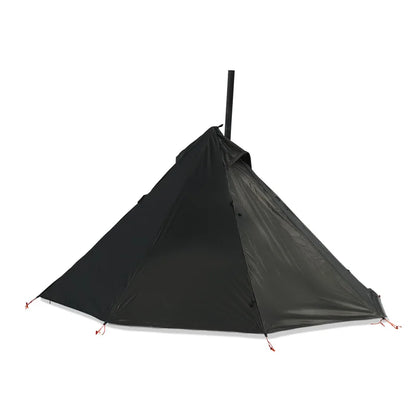 Camping Hot Tent with Chimney Window Outdoor Ultralight Tipi Teepee Tent Pyramid Double Layer Bushcraft 1 Person Tents Hot Tent-EXPROTAS