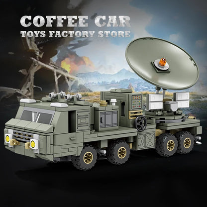 NEW Military Truck Building Blocks DIY Army Missile Vehicle MOC 3D Model Kit Toy Gift