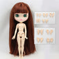 ICY DBS Blythe Doll 1/6 BJD Joint Body White Skin 30cm Custom Random Eyes