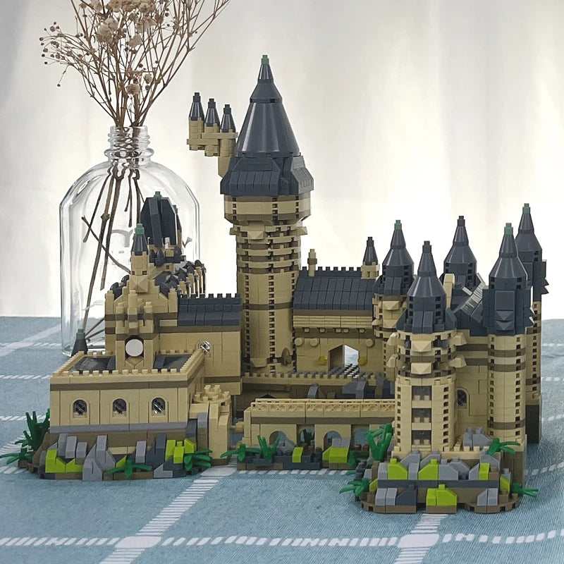 Micro Building Blocks Hogwarts School Harry Potter Castle Bricks Toys for Boys Girls Kids Adult Christmas Gifts DIY Toy 3000+Pcs-EXPROTAS