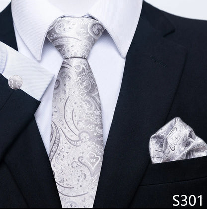 EXPROTAS Tie Pocket Square 8cm Wedding Formal Men’s Accessories