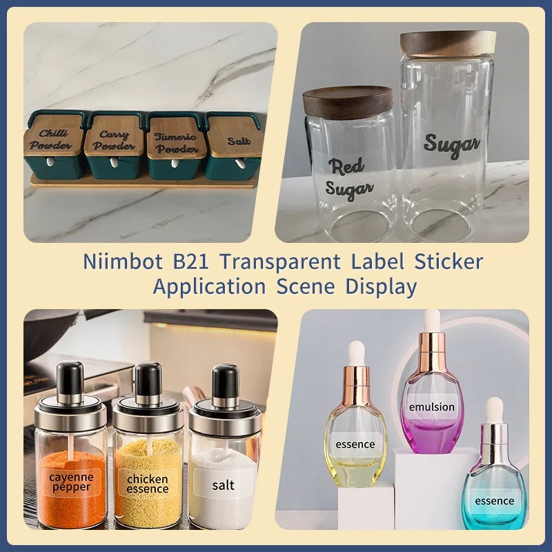 Self-adhesive Paper Waterproof Stickers for Christmas Labels - 40x20mm