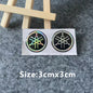 3D Yamaha Logo Decal Sticker Gold White Blue Red Tank Helmet Emblem