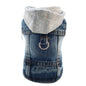 Puppy Denim Coat Jacket for Small Medium Dogs Pet Clothing Vest