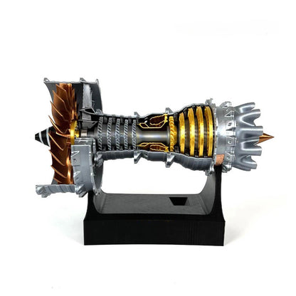 TR900 Turbofan Engine Model Aircraft Engine Kit Turbojet Engine Model Adult Gift Mechanical Science Education Toy-EXPROTAS