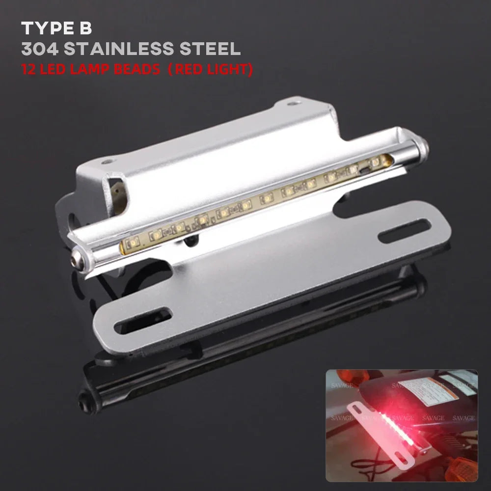 Motorcycle License Plate Holder LED Light For SUZUKI DRZ400SM DRZ400 SM/S/E DRZ DRZ400S Tail Tidy Motorcycle Fender Eliminator-EXPROTAS