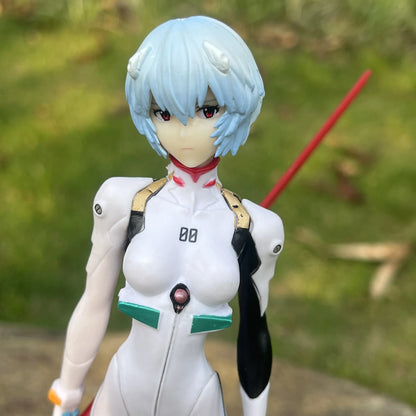 22cm Evangelion Rei Ayanami Anime Figure Doll Toy Gift for Kids Girls