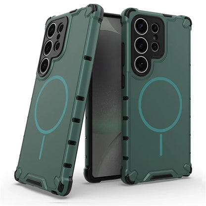 Magnetic Phone Case for Samsung S24 S25 S26 Ultra Shockproof Cover