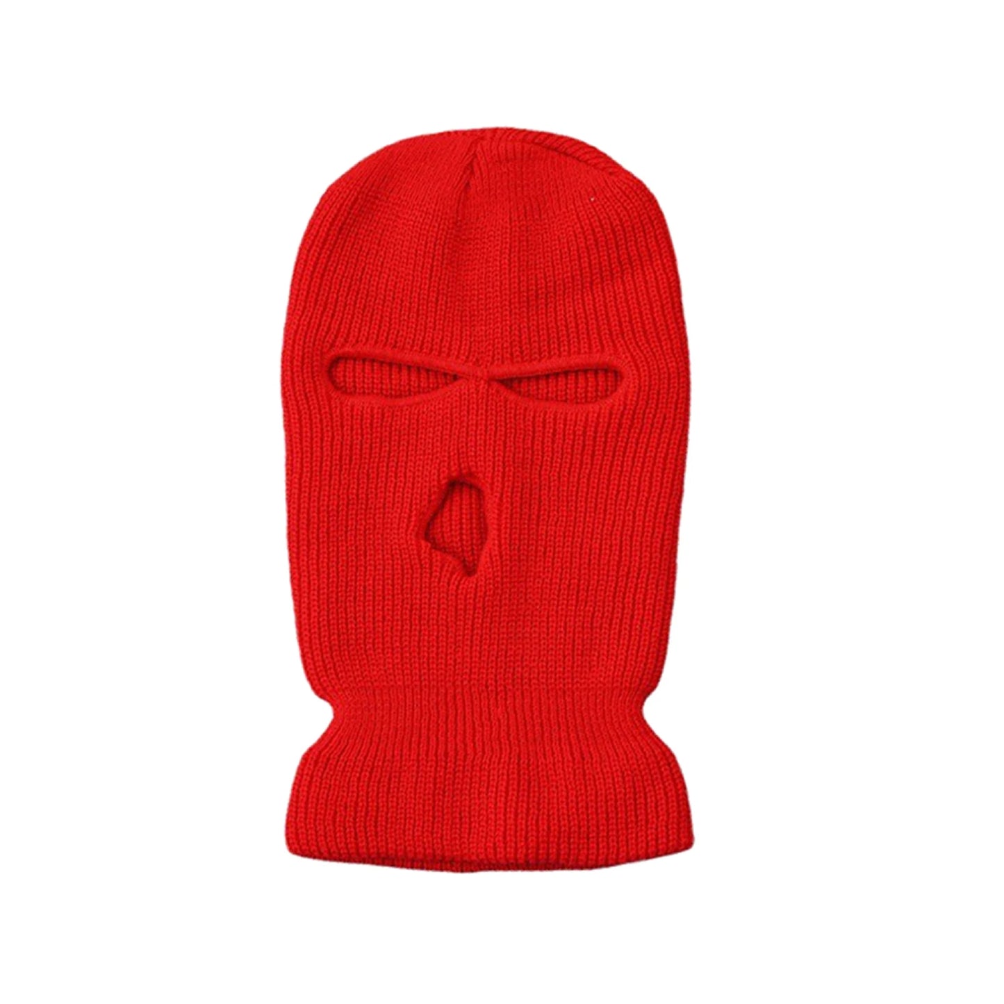 Motorcycle Windproof Full Face Knit Hats Custom SkiMask Men Warm Wool Balaclava embroidery Winter hats Knitted 3 Holes Ski Mask-EXPROTAS