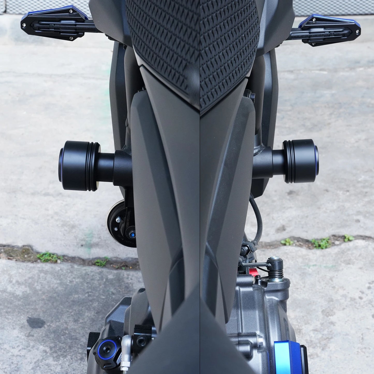 Yamaha MT-09 SP Wheel Axle Fork Crash Protectors Frame Sliders M6 Spools
