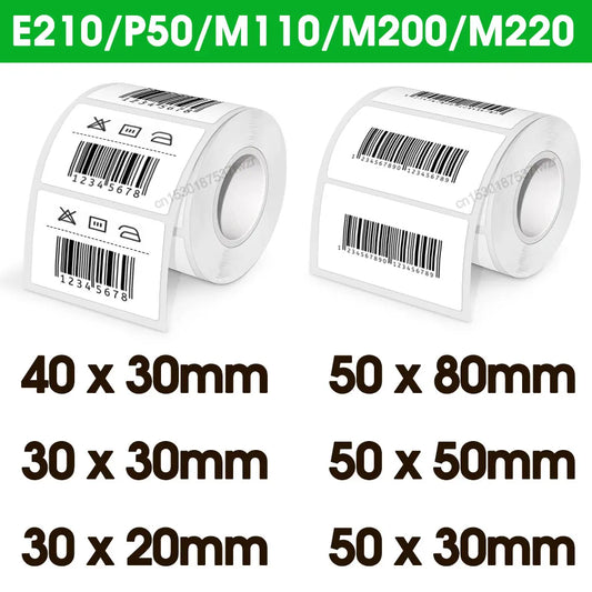 Thermal Paper Self-Adhesive Label Stickers 50mm x 80mm 150 Pcs