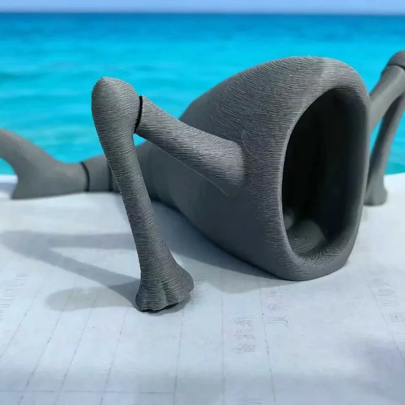 3D Printing Sea Eater Bloop Gran Maja Action Figure Model Toy 4pc