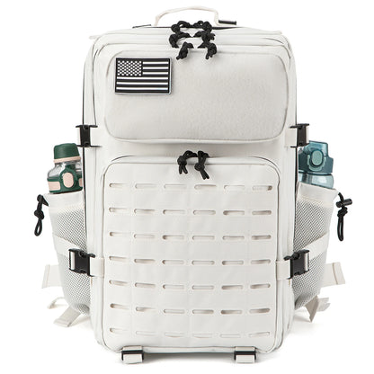 QT&QY 25L/45L Tactical Backpack for Men and Women Outdoor Survival Bug Out Bag Small School Rucksack Hking with Bottle Holder-EXPROTAS