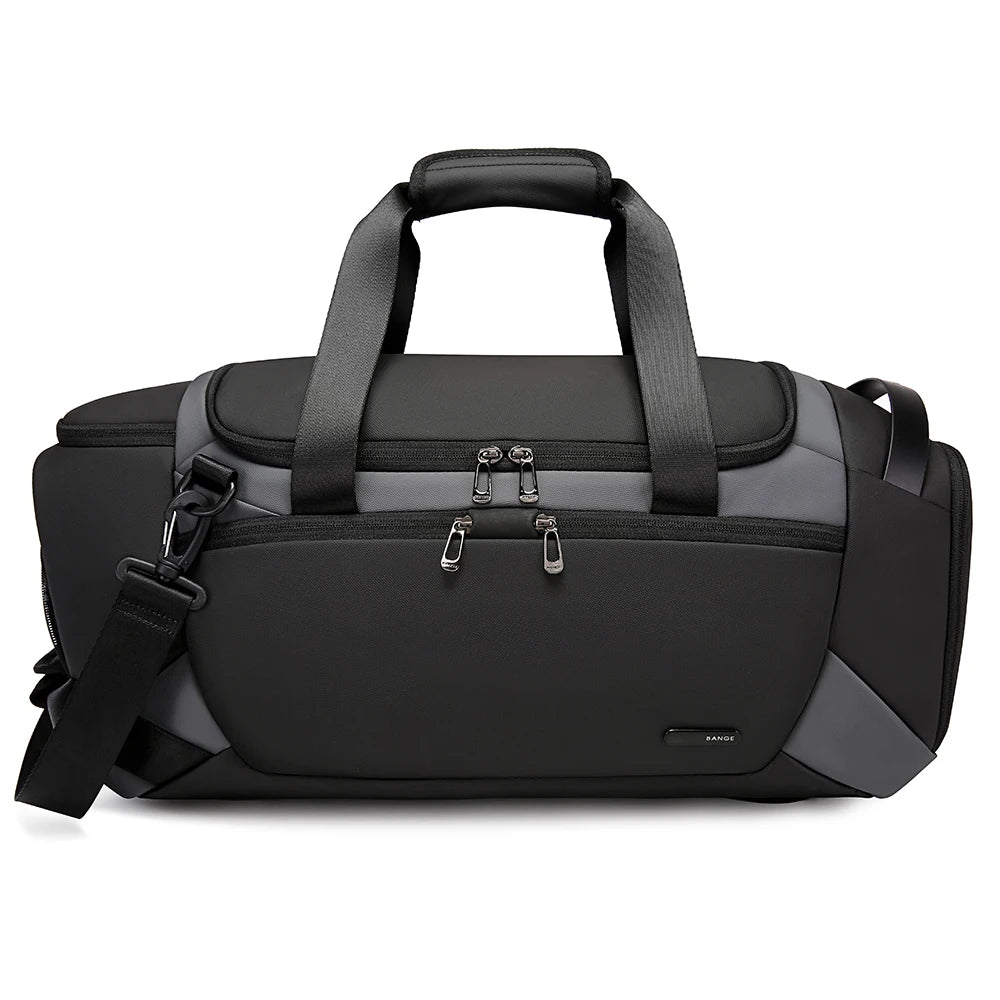 BANGE Waterproof Travel Bags 21 Inch Duffel for Men with Shoe Compartment