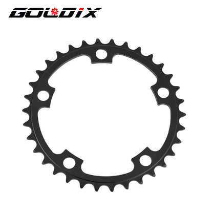 GOLDIX 110BCD Double Chainring 50-34T for Road Bike Crankset, 9/10/11 Speed Folding Bike
