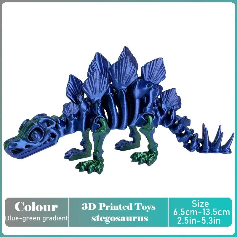 3D Printed Tyrannosaurus Rex Dinosaur Model Jointed Movable Realistic Decor