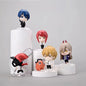 6pcs Chainsaw Man Cable Protector Figure Set PVC Anime Collectible Models