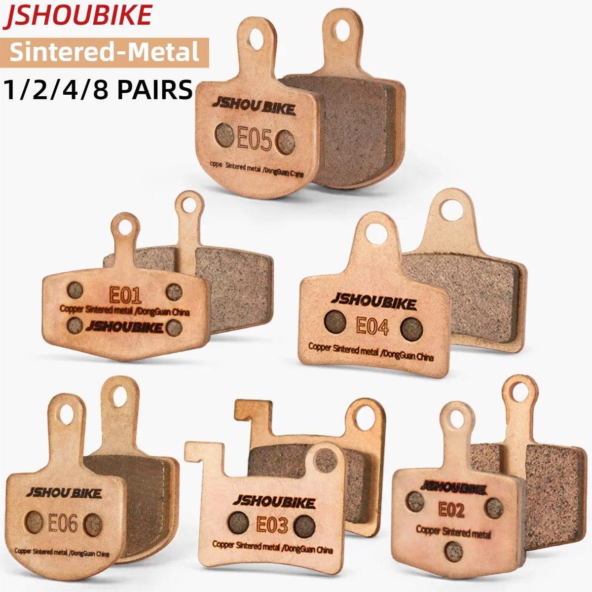 Sintered Metal Brake Pads for Filel DYISLAND XOD DIEBA JSWE E-Bike JSHOUBIKE