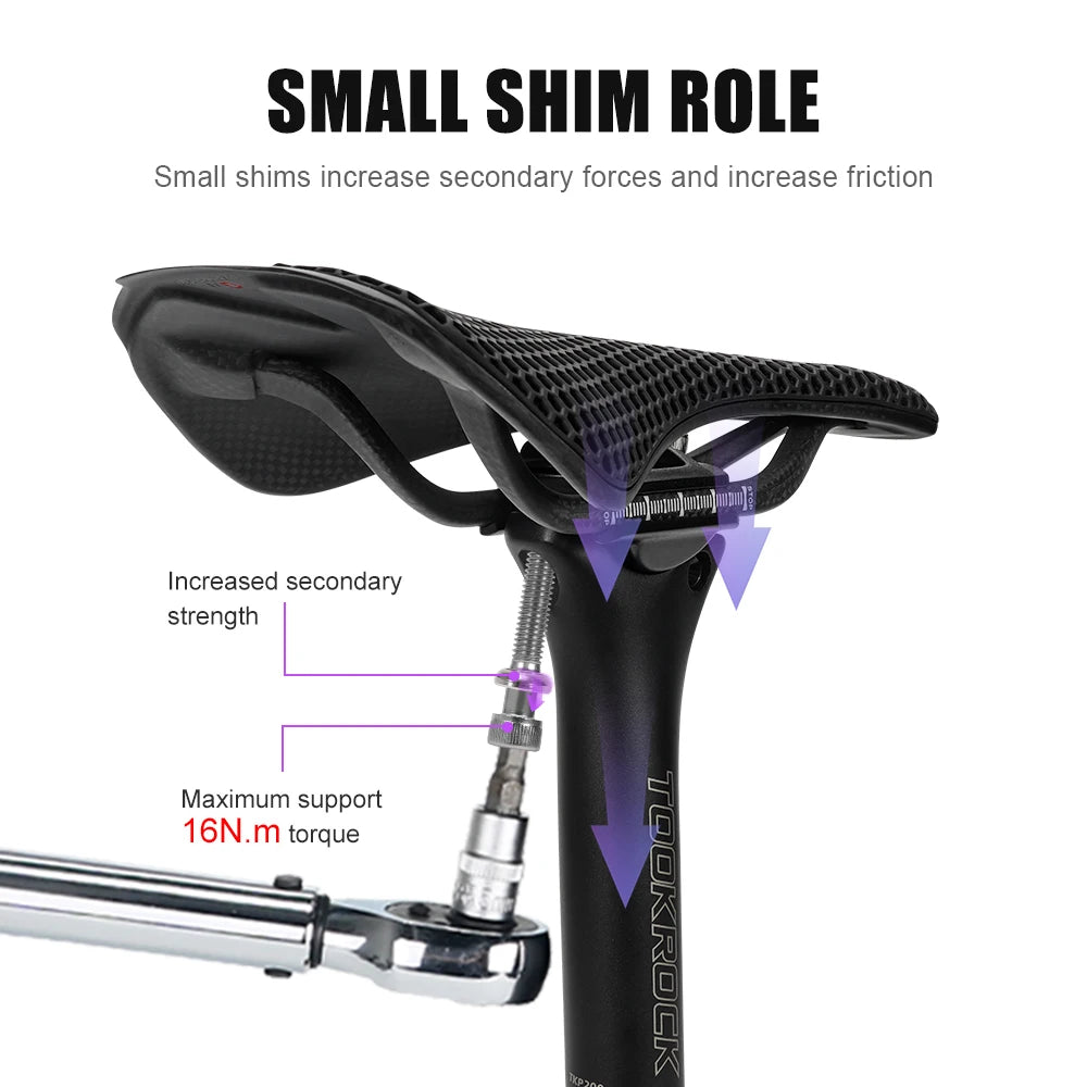 MTB Road Bike Carbon Seatpost 27.2/31.6mm 400mm Toseek Fibre Post