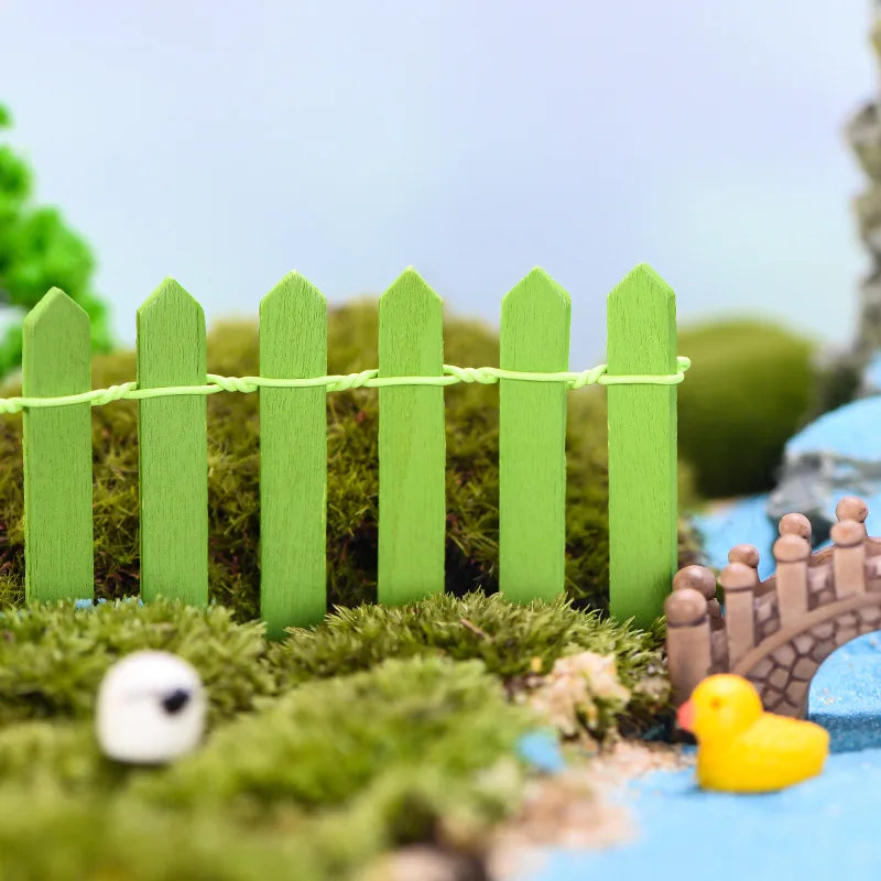 90cm Wooden Fence Model for Garden Diorama Railway Scenery Accessories