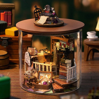 Wooden Mini DIY Dollhouse Kit with Furniture 3D Room Model Puzzle Decor Gift - EXPROTAS