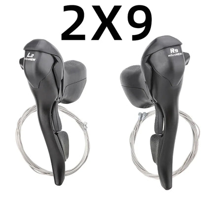 MicroNEW Road Bike Shifter Brake Lever 2x7–10 3x7–10 Speed Shimano - EXPROTAS