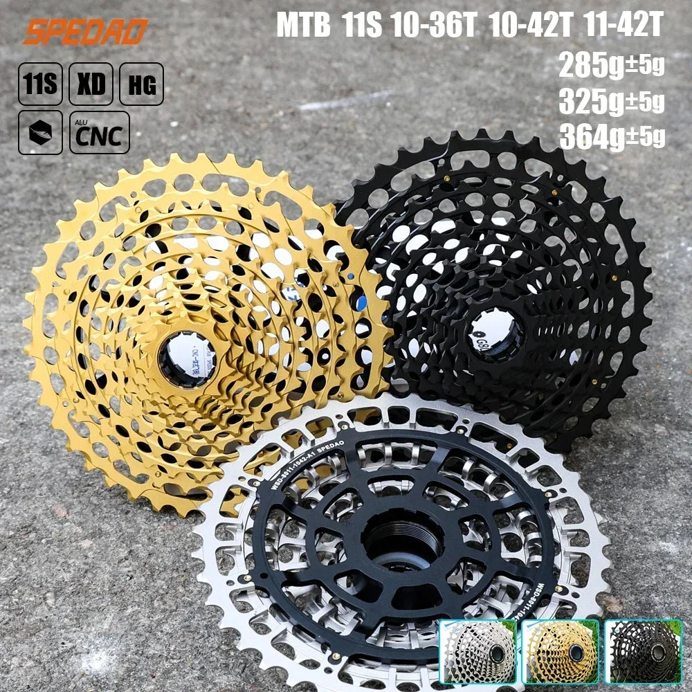 SPEDAO 11 Speed MTB Cassette HG 10–36T 10–42T CNC Compatible Shimano M8000 - EXPROTAS