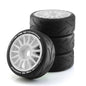 4pcs 1/8 RC On Road Car Tires Wheels for HPI WR8 HSP Hobao ARRMA Redcat Losi