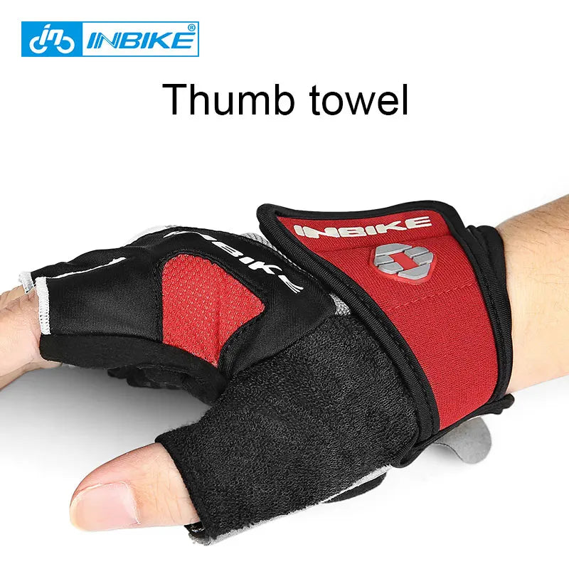 Half Finger Cycling Gloves Shockproof Gel Pad for MTB Gym Fitness