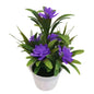 Artificial Flowers Plant Pot Fake Decor for Home Office Garden Balcony