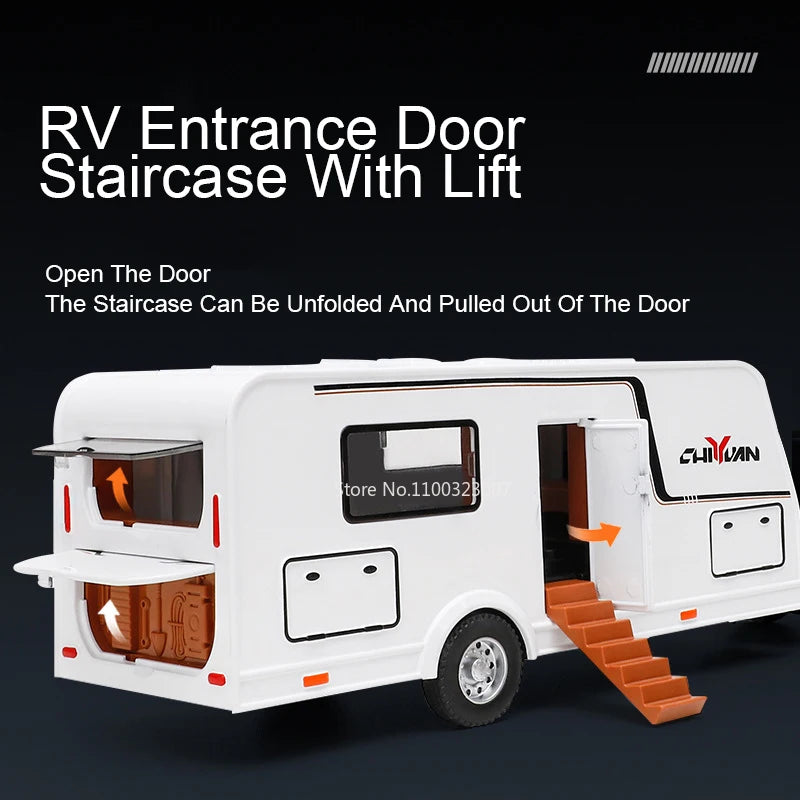 1/32 Cullinan RV Car Diecast Alloy Toy Model Off-road Vehicle for Boys